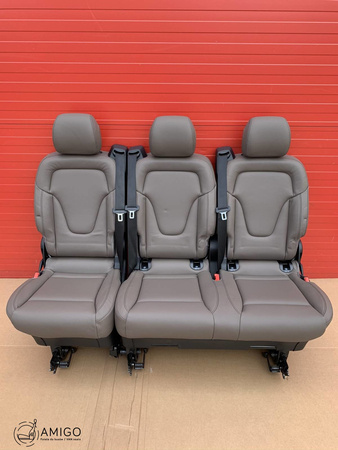 Rear Seats seat MERCEDES W447 V Class Bench Tartufo Nappa leather ...