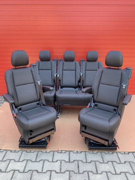 Mercedes V-class Vito Trafic Spaceclass Vivaro Tourer rear bench single seats swivel SET