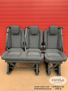 Ford Transit Custom Combi Seat 2+1 Single Bench Seats White Lane RHD