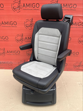 Seat VW T6 Multivan Caravelle Leather Alcantara swivel rear T5 T6.1
