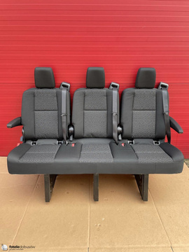 Seat Mercedes Sprinter W907 rear triple bench Caluma isofix with armrests