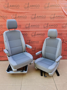 Driver passenger Captain swivel seats seat VW T6 Caravelle t5 visitamo heated