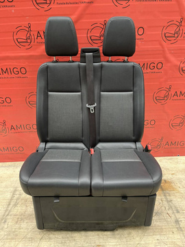 Seat Ford Transit Custom bench double front passenger LHD Vinyl