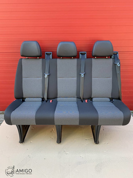 Seat VW Crafter I 2006-2016 Mercedes Sprinter 906 rear triple bench AUSTIN isofix