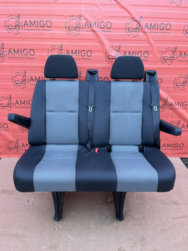 Seat Mercedes Sprinter 906 rear double bench seat with armrest isofix Brassao