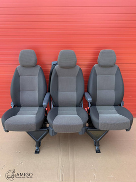 Seat Fiat Ducato Boxer Jumper Citroën Relay bench triple rear armrests