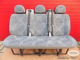 Seat Ford Transit bench triple rear