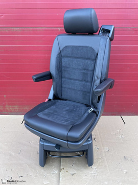 Seat VW T6 Multivan Caravelle black leather with alcantara swivel rear t5