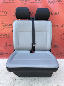 Seat VW T6 T5 double front passenger bench Mesh Marathon LHD