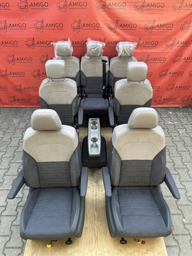 Seats front rear NEW VW Multivan T7 Table heated leather