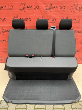 Bench rear triple seat VW T6.1 T6 DOKA Double Cab Transporter Austin t5