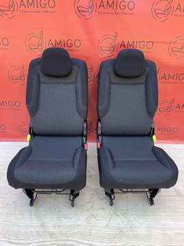 Seats set 3rd row single seat Berlingo Doblo Combo Partner Rifter ProAce City