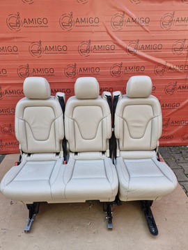 Rear Seats 2+1 bench single seat MERCEDES W447 V class RHD