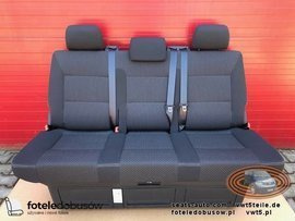 Bench rear triple seat VW T5 T6 Kutamo Multivan Caravelle