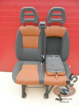 Seat Fiat Ducato Boxer Jumper Citroën Relay double front bench passenger LHD