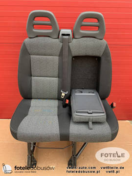 Seat Fiat Ducato Boxer Jumper Relay double front bench cupholder passenger LHD