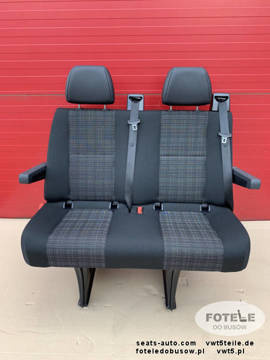 Seat Mercedes Sprinter W906 rear double bench seat with armrests isofix TUNJA