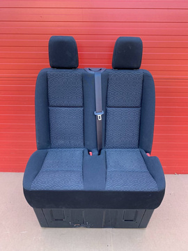 Seat Mercedes Sprinter W907 W910 2018-2023 Bench front double Caluma fabric LHD
