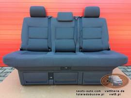 Bench rear triple seat VW T5 Multivan Caravelle Anthracite Duo
