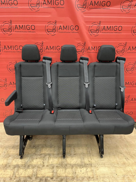 Seat Ford Transit MK8 bench triple rear three-seats Capitol isofix Adjustable