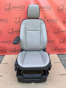 Ford Transit Custom Seat UK passenger | EU driver armrest 2012-2022 Torino leather electric