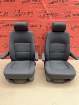 Driver passenger Captain seats seat airbag VW T5 Anthracite DUO Caravelle