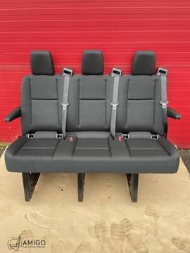 Seat Mercedes Sprinter W907 rear triple bench MATURIN isofix with armrests