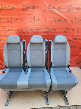 Rear Seats 2+1 bench single seat MERCEDES W639 Viano Vito Tourer RHD