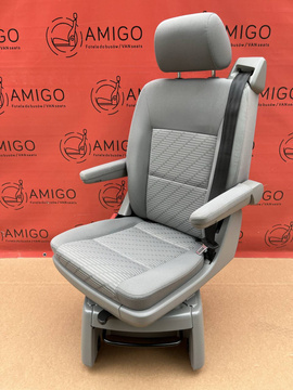 Seat VW T6 Multivan Cheyennvel rear t5e grey ISOFIX swi