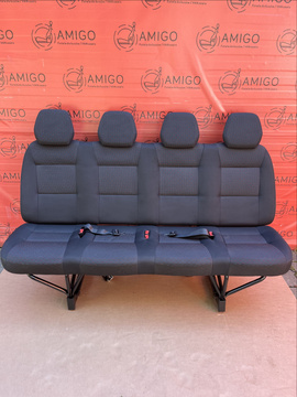 Seat Fiat Ducato Boxer Jumper Citroën Relay bench rear DOKA Crew Cab quadruple