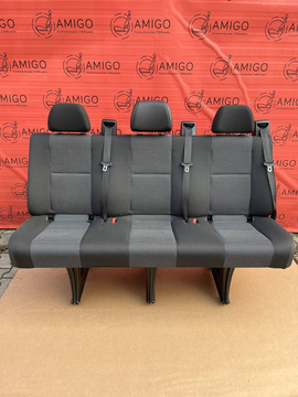 Seat Mercedes Sprinter 906 VW Crafter I 2006-2019 rear triple bench isofix LIMA