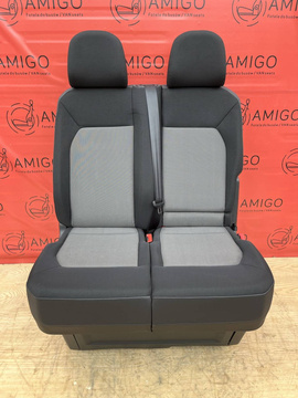 Seat VW Crafter II MAN TGE 2016-2023 double bench passenger seat front LHD
