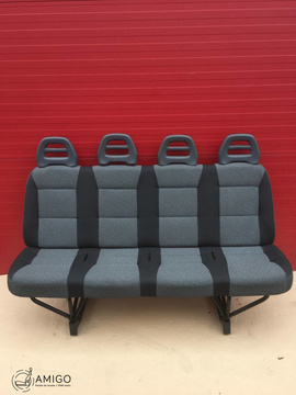 Seat Fiat Ducato Boxer Jumper Citroën Relay bench rear DOKA Crew Cab quadruple