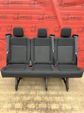 Seat Ford Transit MK8 bench triple rear three-seats Capitol isofix Adjustable