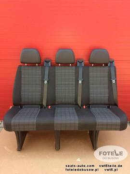 Seat Mercedes Sprinter W906 VW Crafter I 2006-2016 rear triple bench Tunja