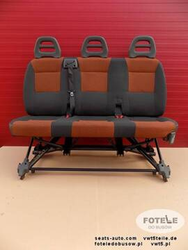 Seat Fiat Ducato Boxer Jumper Citroën Relay RHD bench triple rear isofix