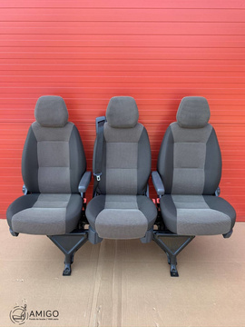 Seat Fiat Ducato Boxer Jumper Citroën Relay bench triple rear armrests