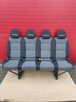 Seat Fiat Ducato Boxer Jumper Citroën Relay bench rear DOKA Crew Cab quadruple
