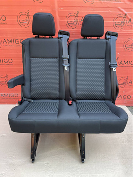 Seat Ford Transit MK8 bench double rear two-seats Capitol armrest